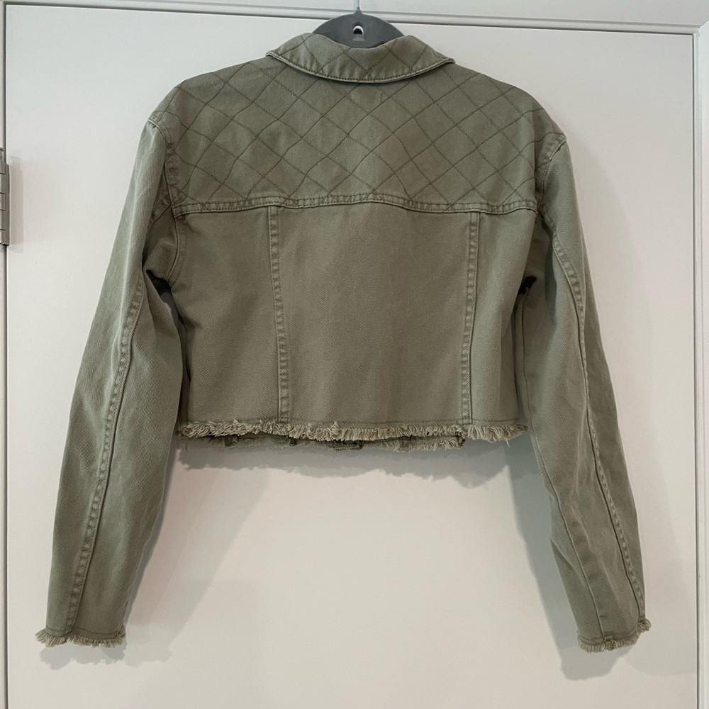 Splendid • Cropped Denim Jacket - Picture 7 of 8